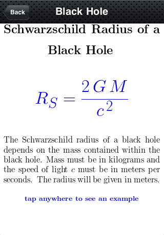 screenshot of blackhole result 1 screen