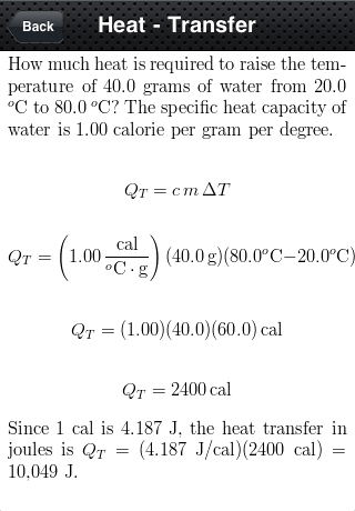 screenshot of example formula